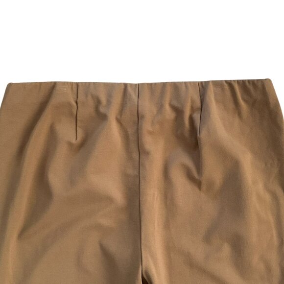 J. Jill Women's Petite Size PL Ponte Knit Pull On Slim Leg Tan Pants - Picture 4 of 7